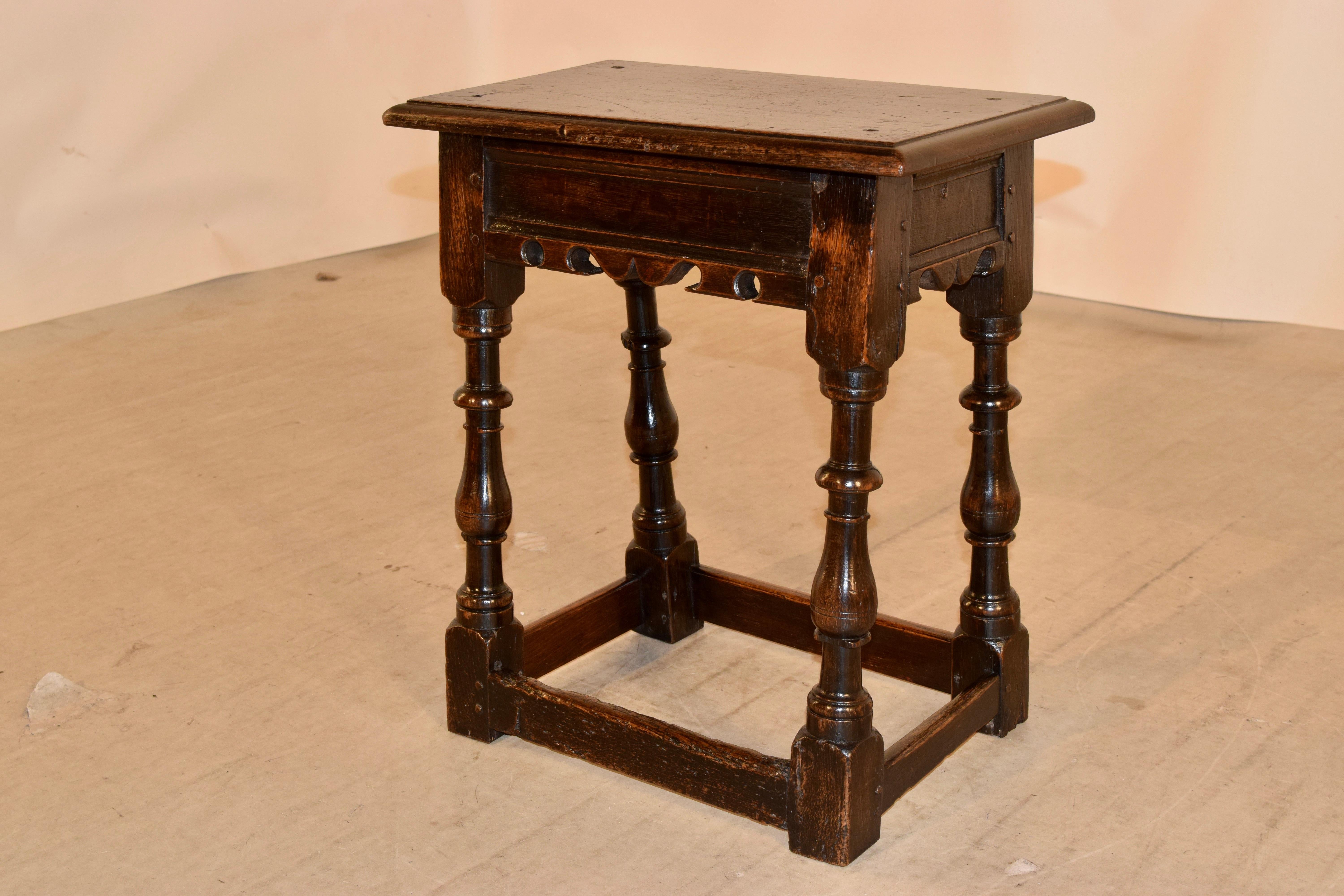 18th Century English Joint Stool 2