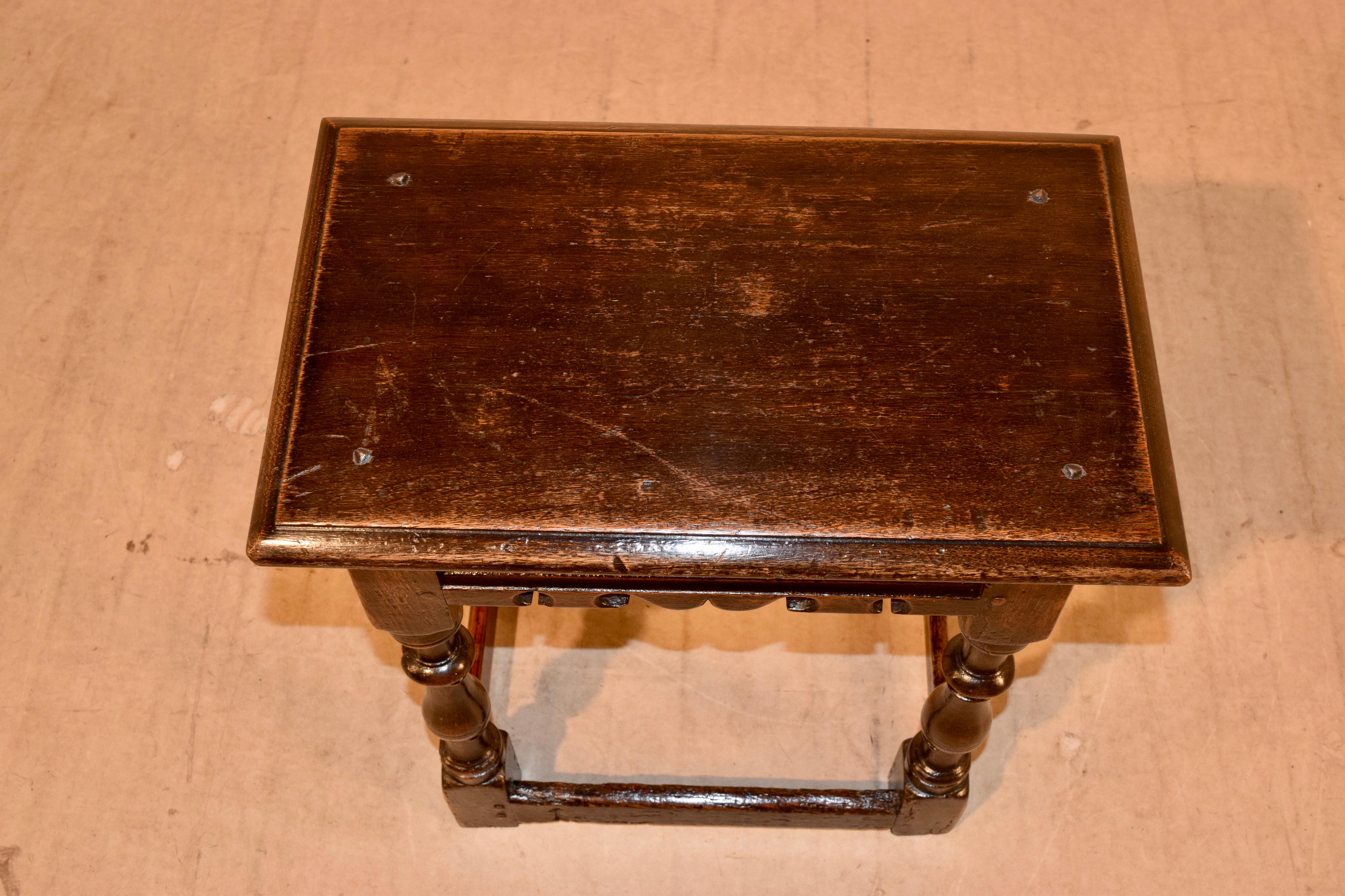 18th Century English Joint Stool 3