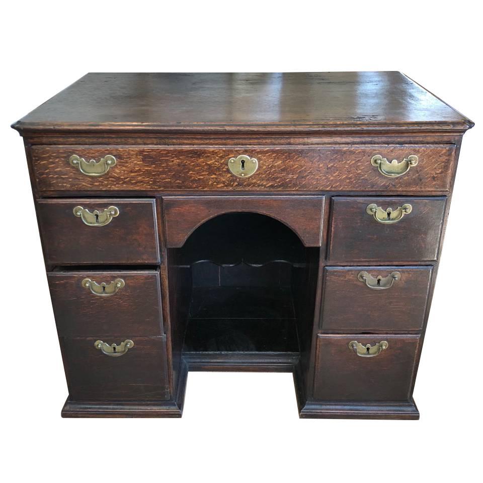 18th Century English Kneehole Desk