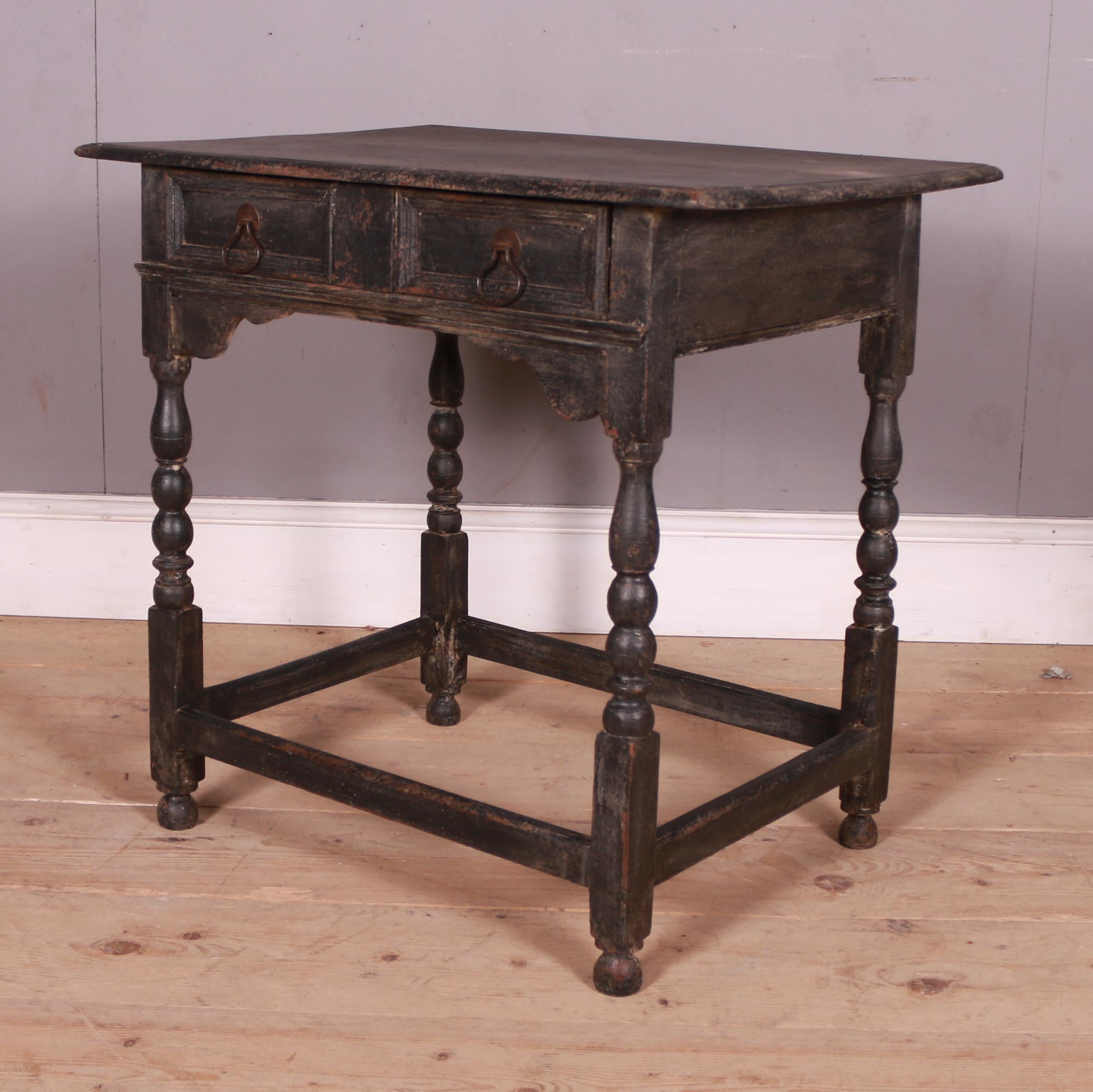 Painted 18th Century English Lamp Table