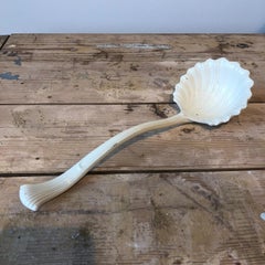 18th Century English Leeds Creamware Soup Laddle