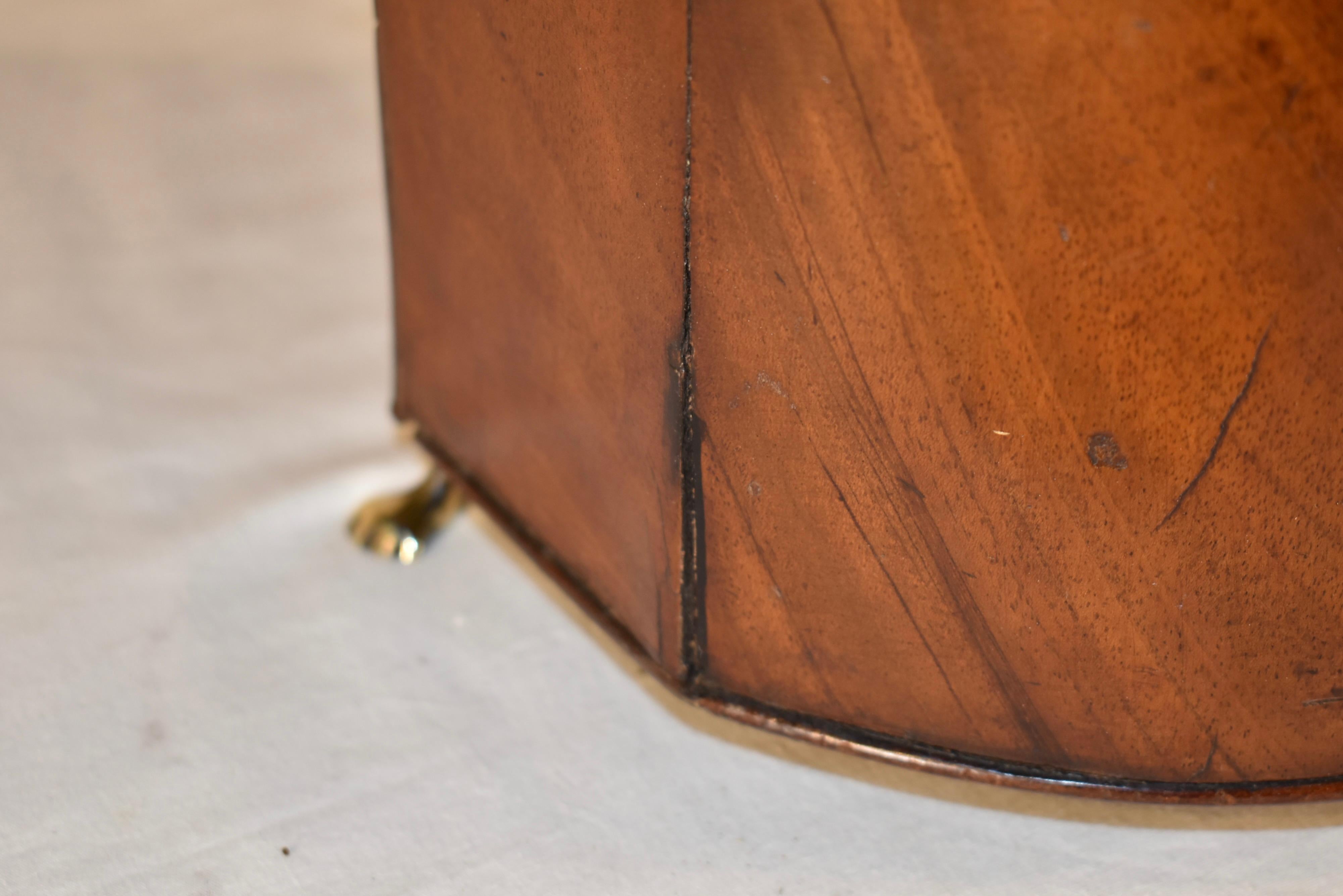 Caja de cuchillos inglesa de caoba del siglo XVIII en venta 6