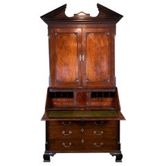 18th Century English Mahogany Secretary