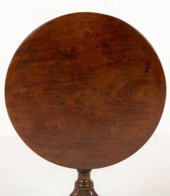18th Century English Mahogany Tripod Table