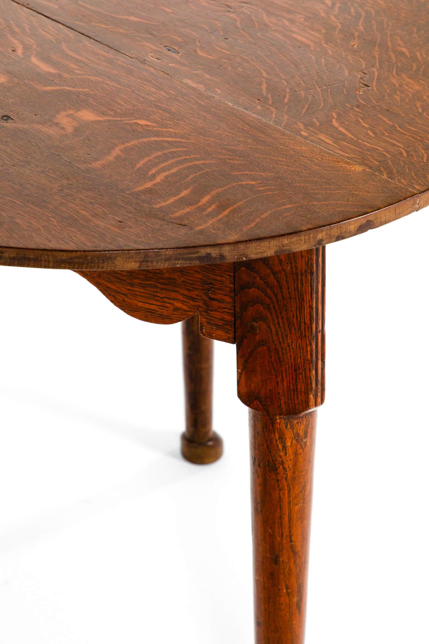 18th Century English Oak and Ash Cricket Table In Good Condition In Faversham, GB