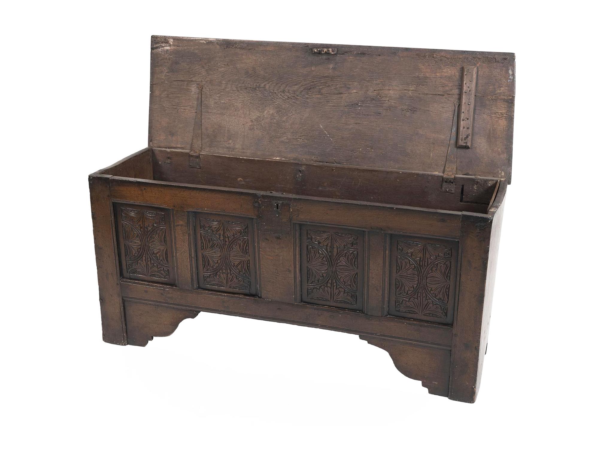 18th Century and Earlier 18th Century English Oak Blanket Chest