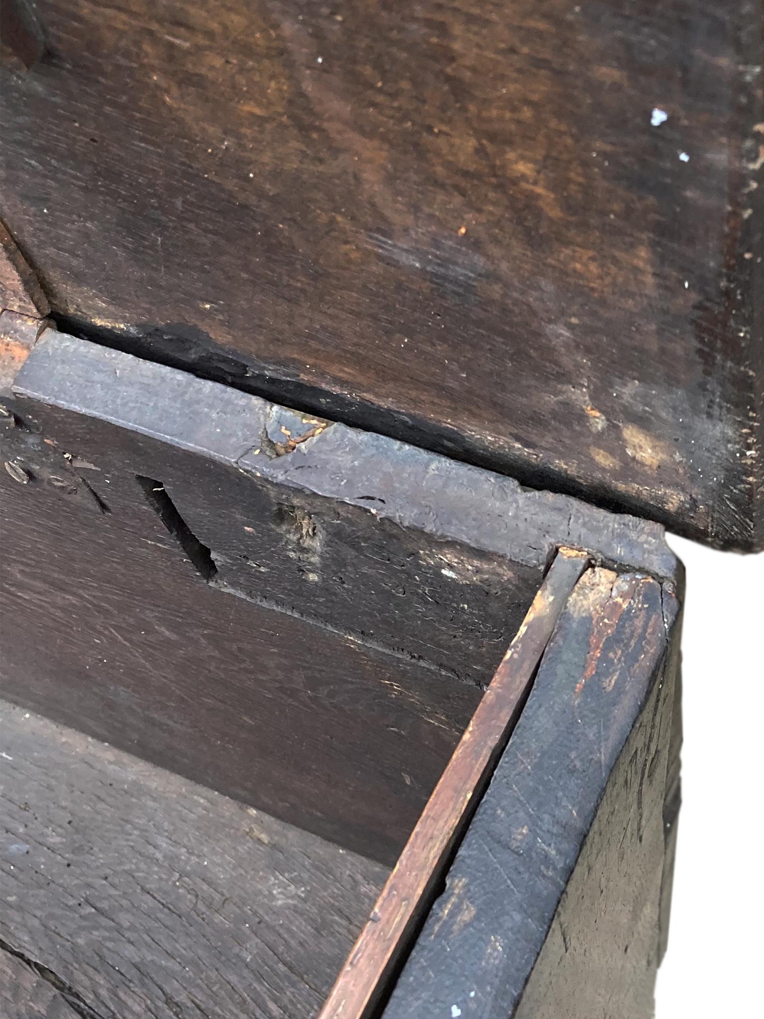 18th Century English Oak Blanket Chest 1