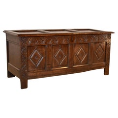 18th Century English Oak Blanket Chest