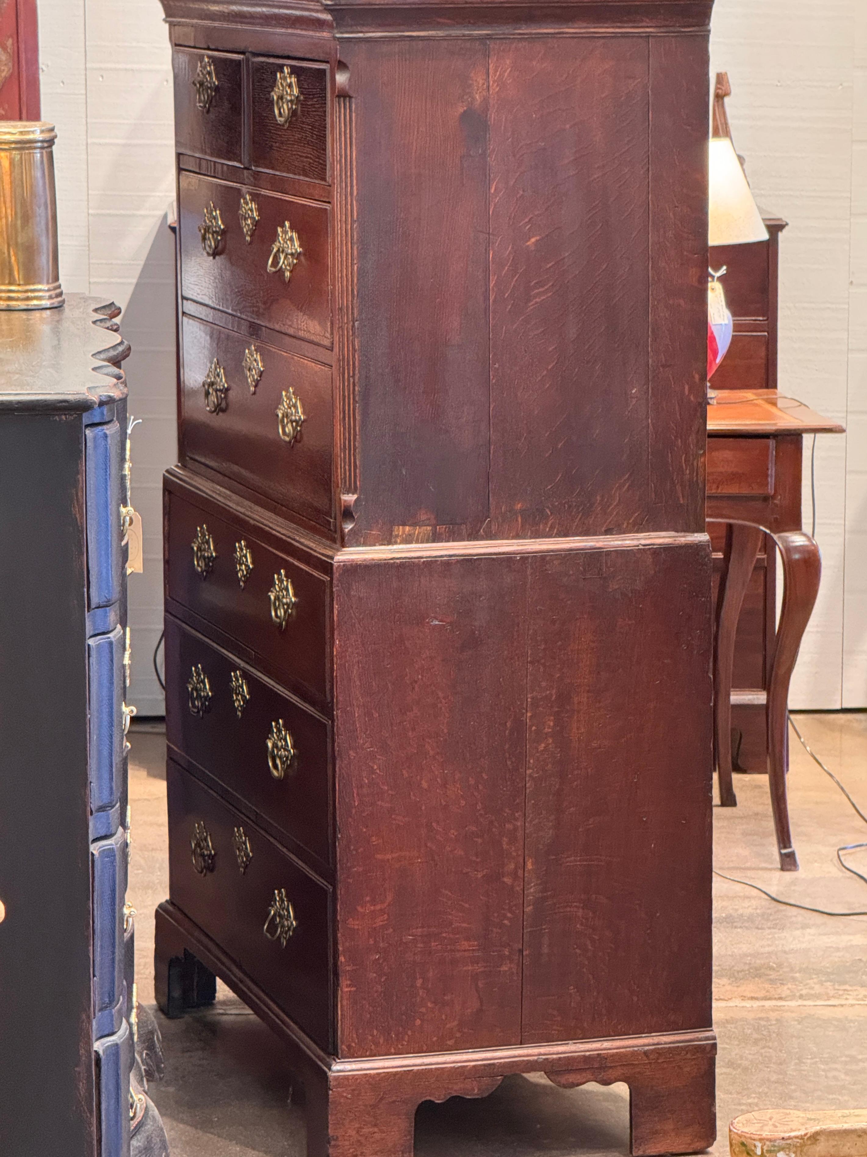Cassapanca in Oak inglese del XVIII secolo in vendita 5