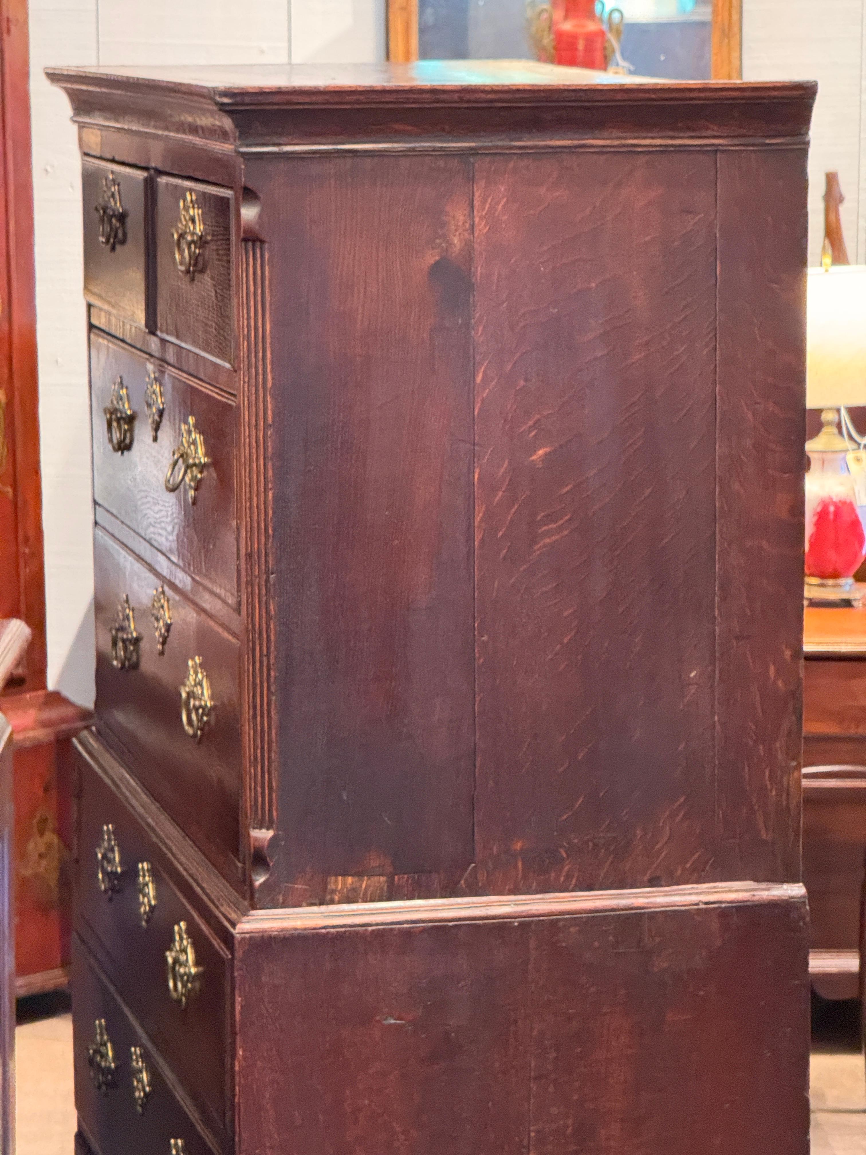 Cassapanca in Oak inglese del XVIII secolo in vendita 7