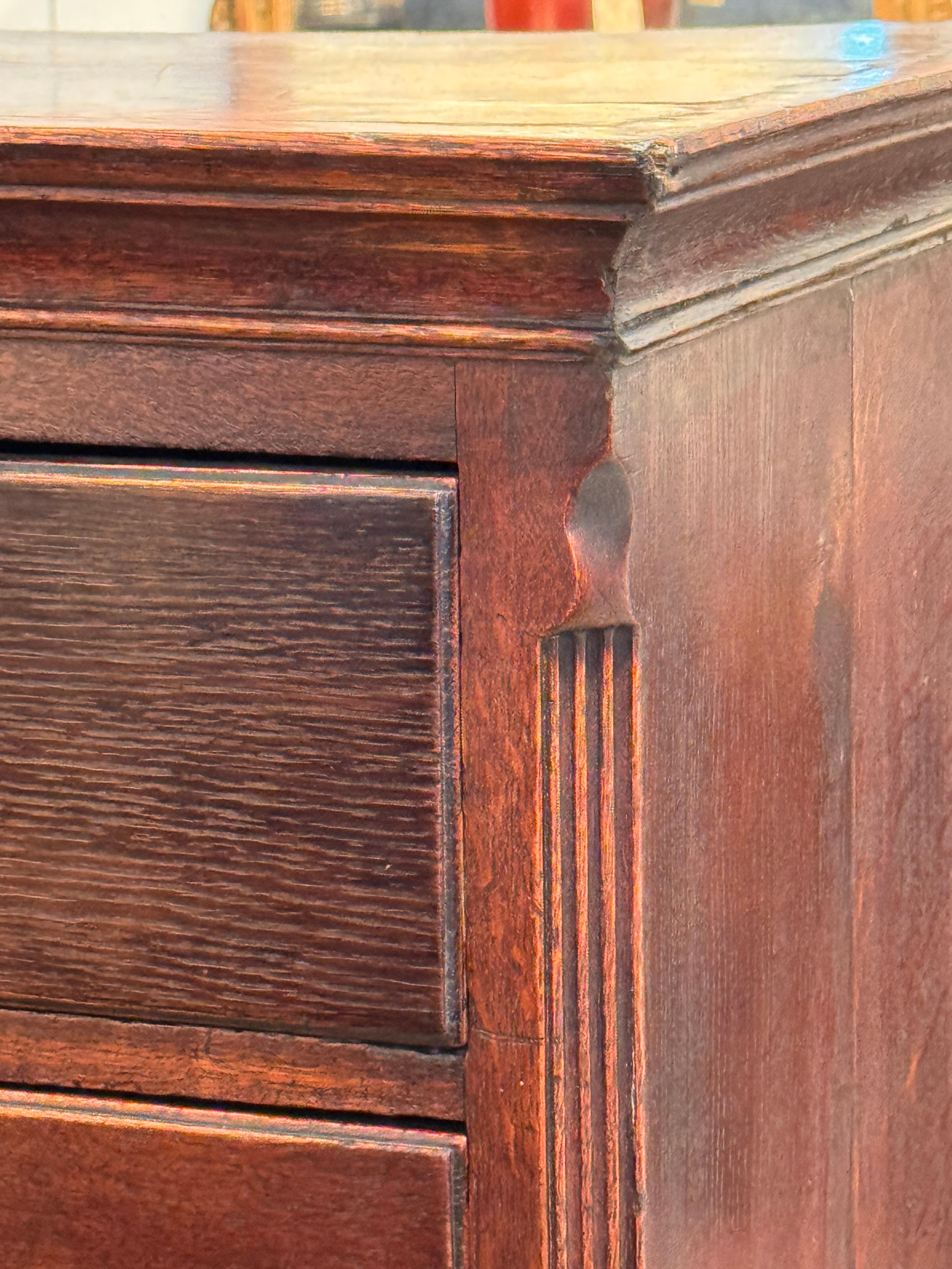Cassapanca in Oak inglese del XVIII secolo in vendita 1