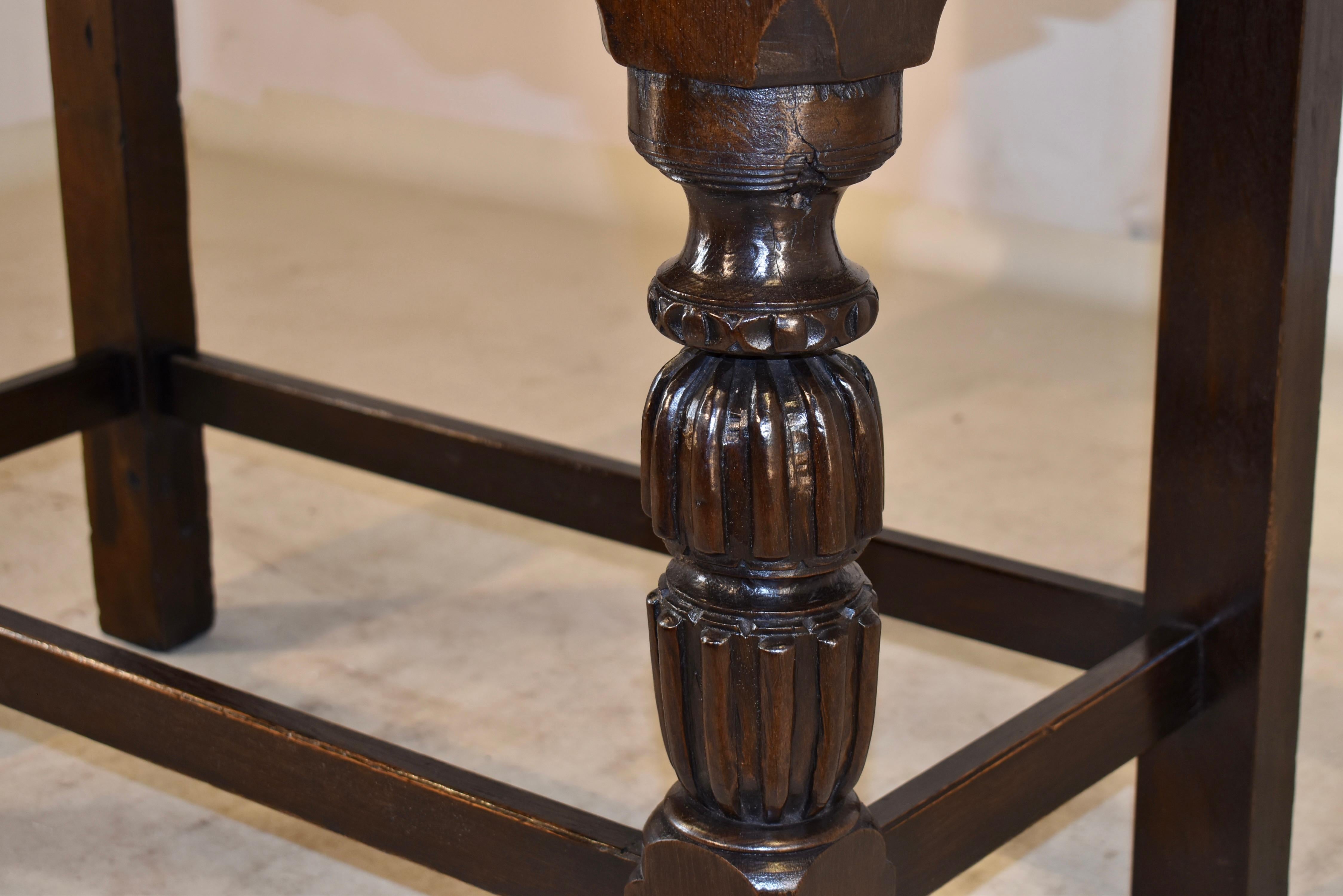18th Century English Oak Console or Serving Table For Sale 5