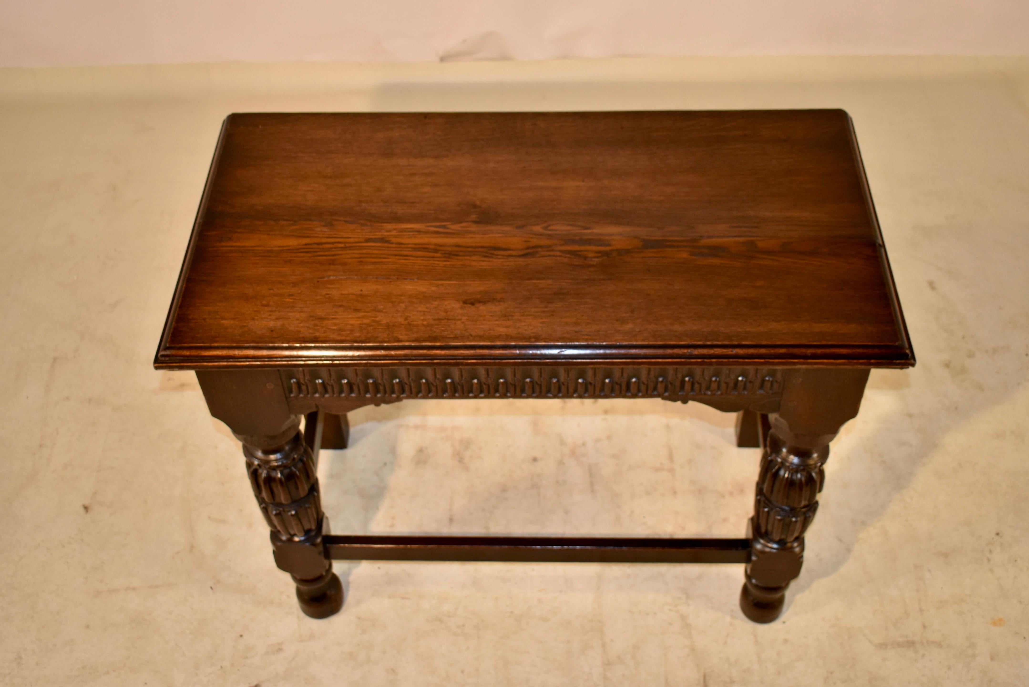 Tavolo consolle o da portata in Oak inglese del XVIII secolo in vendita 5