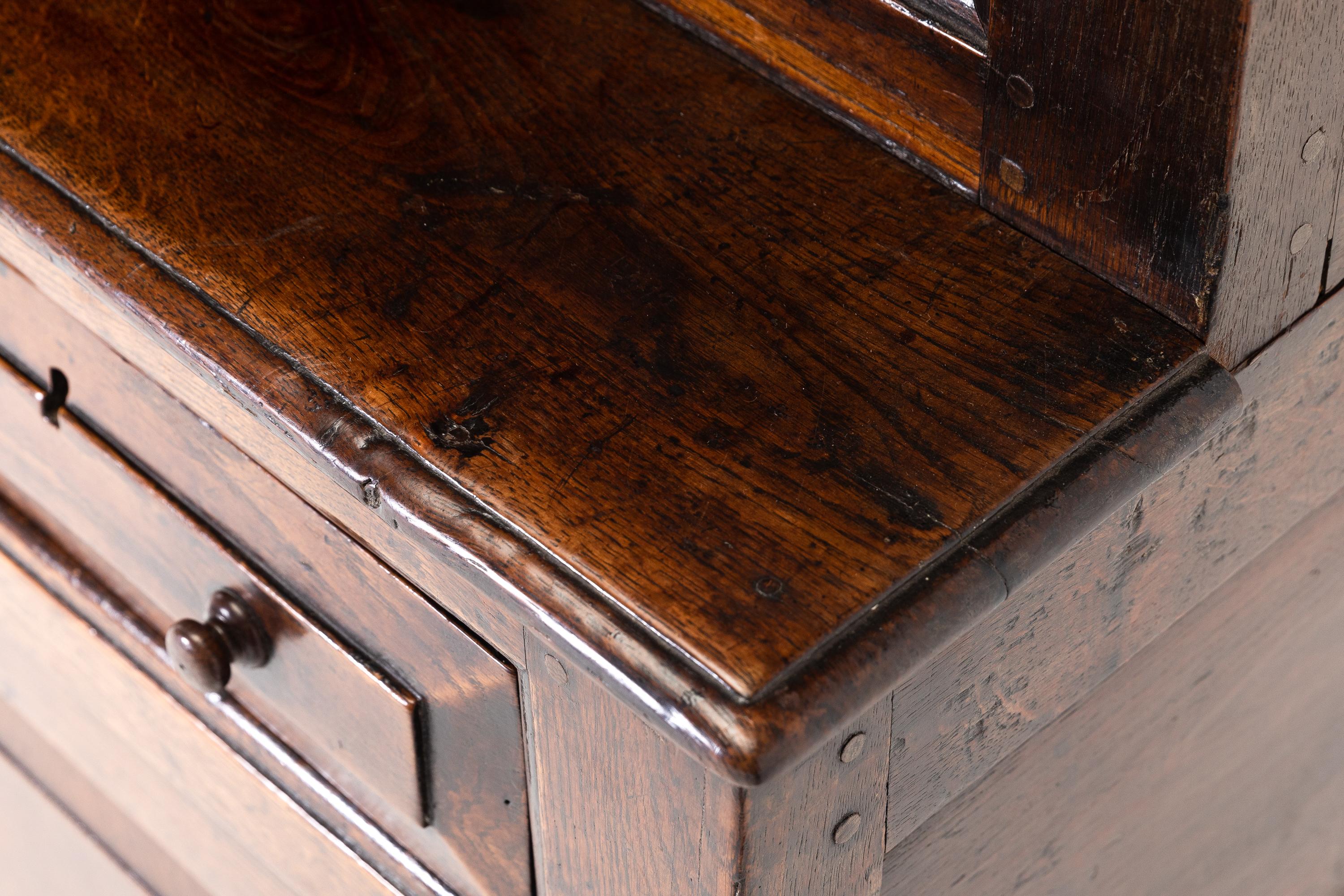 18th Century English Oak Cupboard/Dudarn For Sale 1