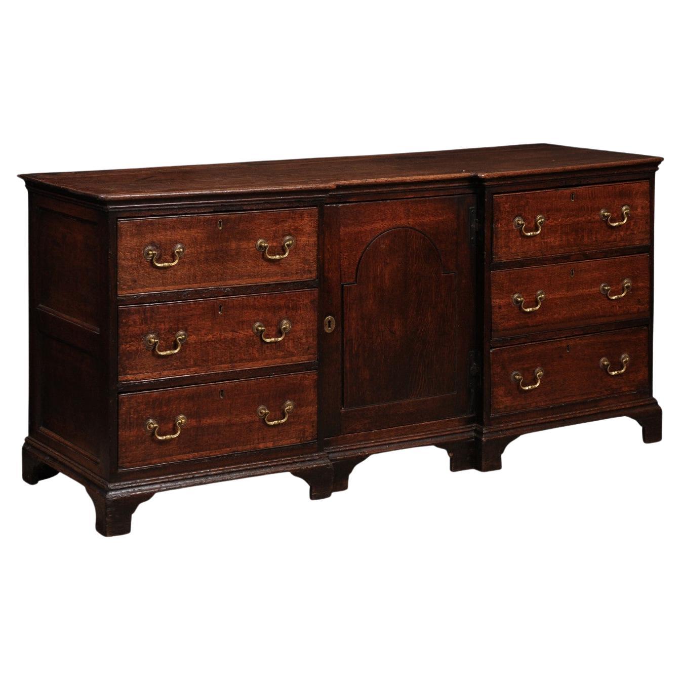 18. Jahrhundert Englisch Eiche Dresser Base Cabinet