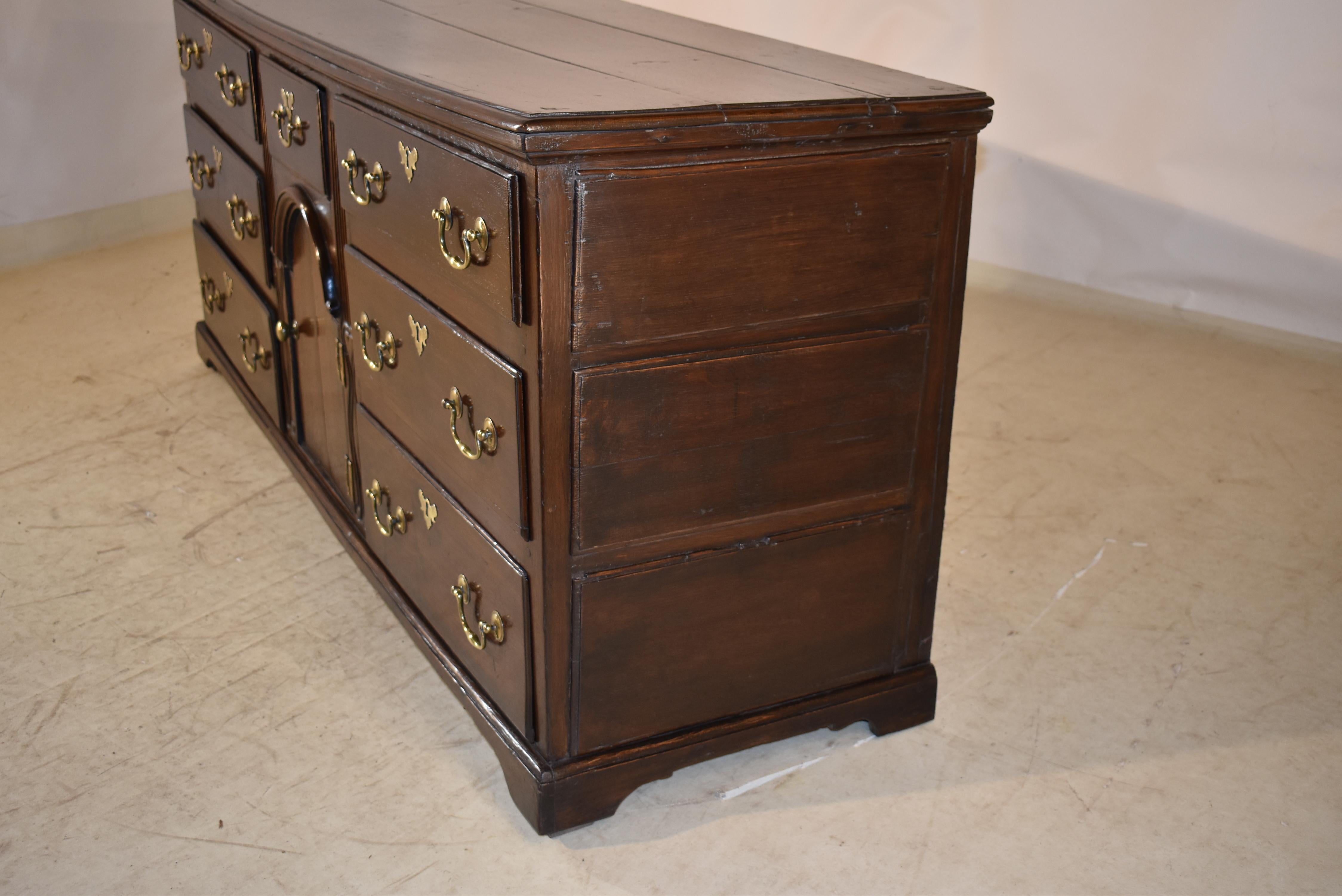 18th Century English Oak Dresser Base For Sale 9