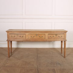 18th Century English Oak Dresser Base