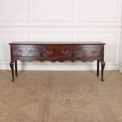 18th Century English Oak Dresser Base
