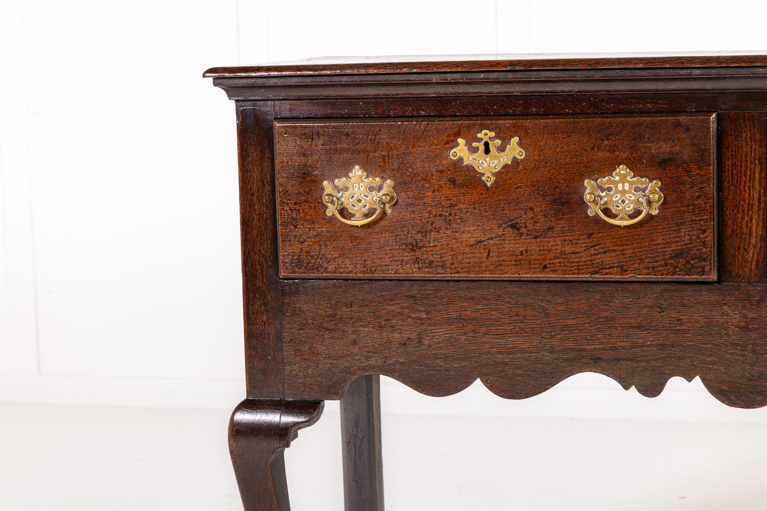 18th Century and Earlier 18th Century English Oak Dresser Base