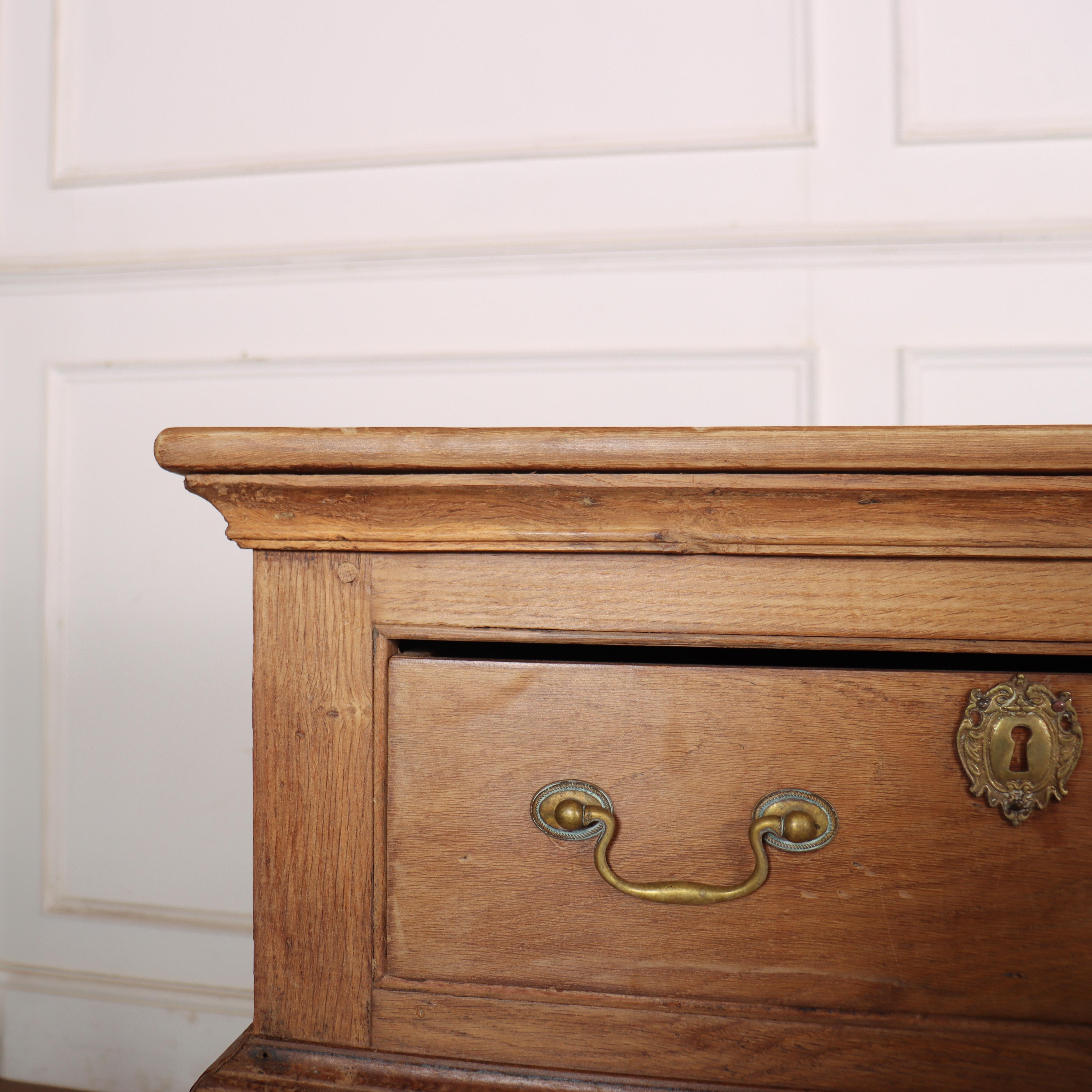 18th Century English Oak Dresser Base For Sale 1