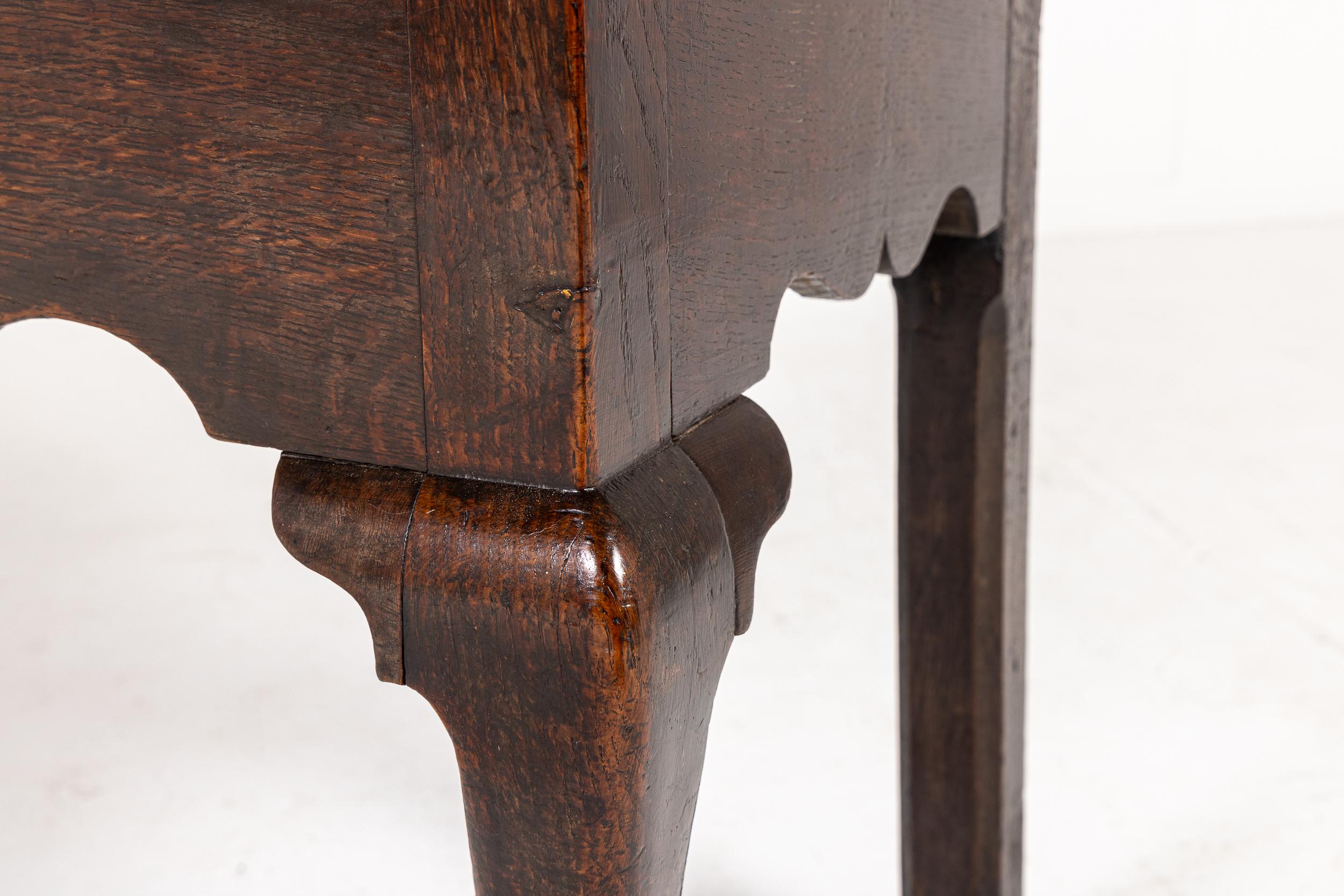 18th Century English Oak Dresser Base 5