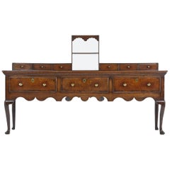 Antique 18th Century English Oak Dresser Base