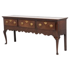 18th Century English Oak Dresser Base