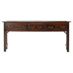 18th Century English Oak Dresser Base