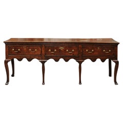 18th Century English Oak Dresser Base/Server