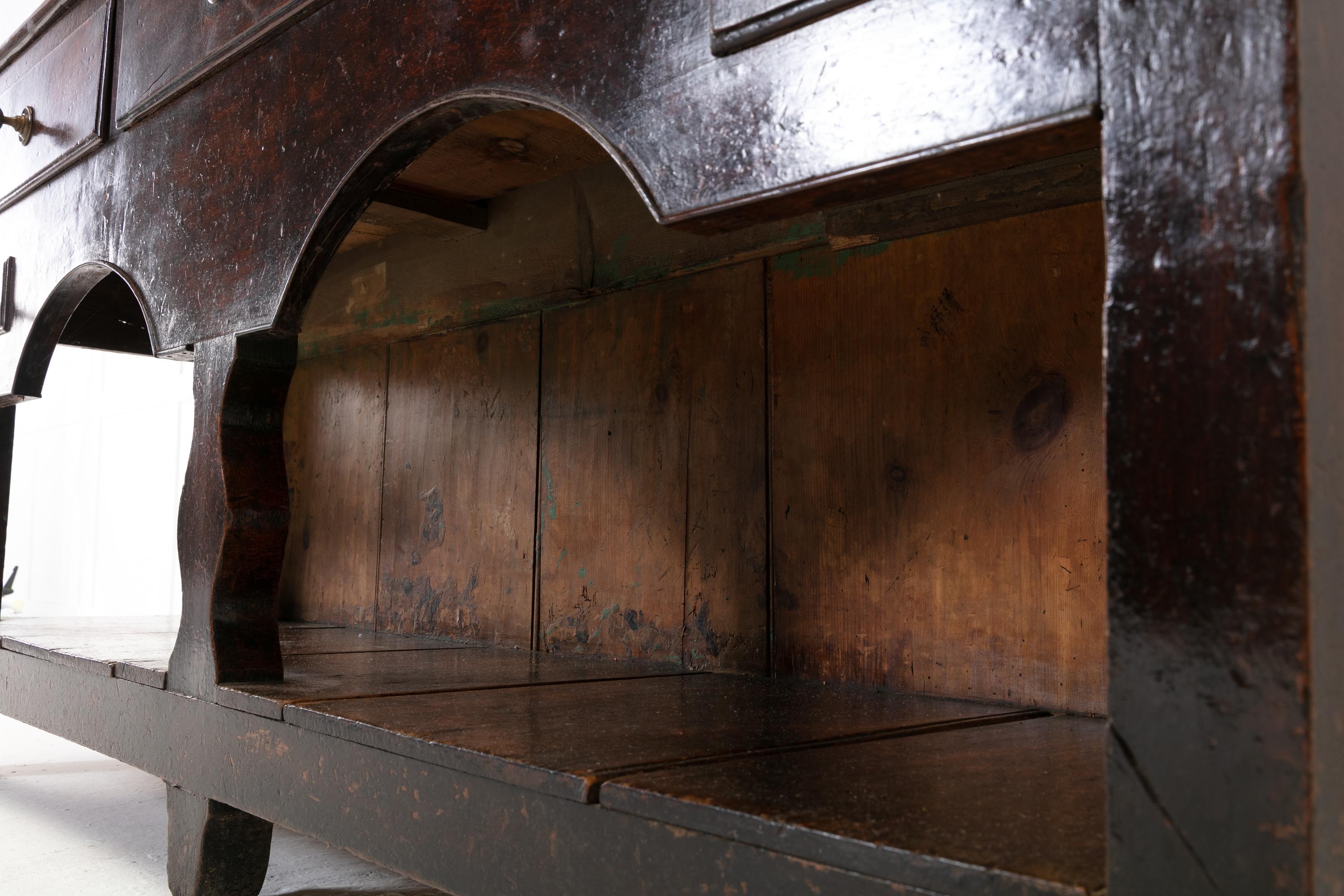 18th Century English Oak Dresser 1