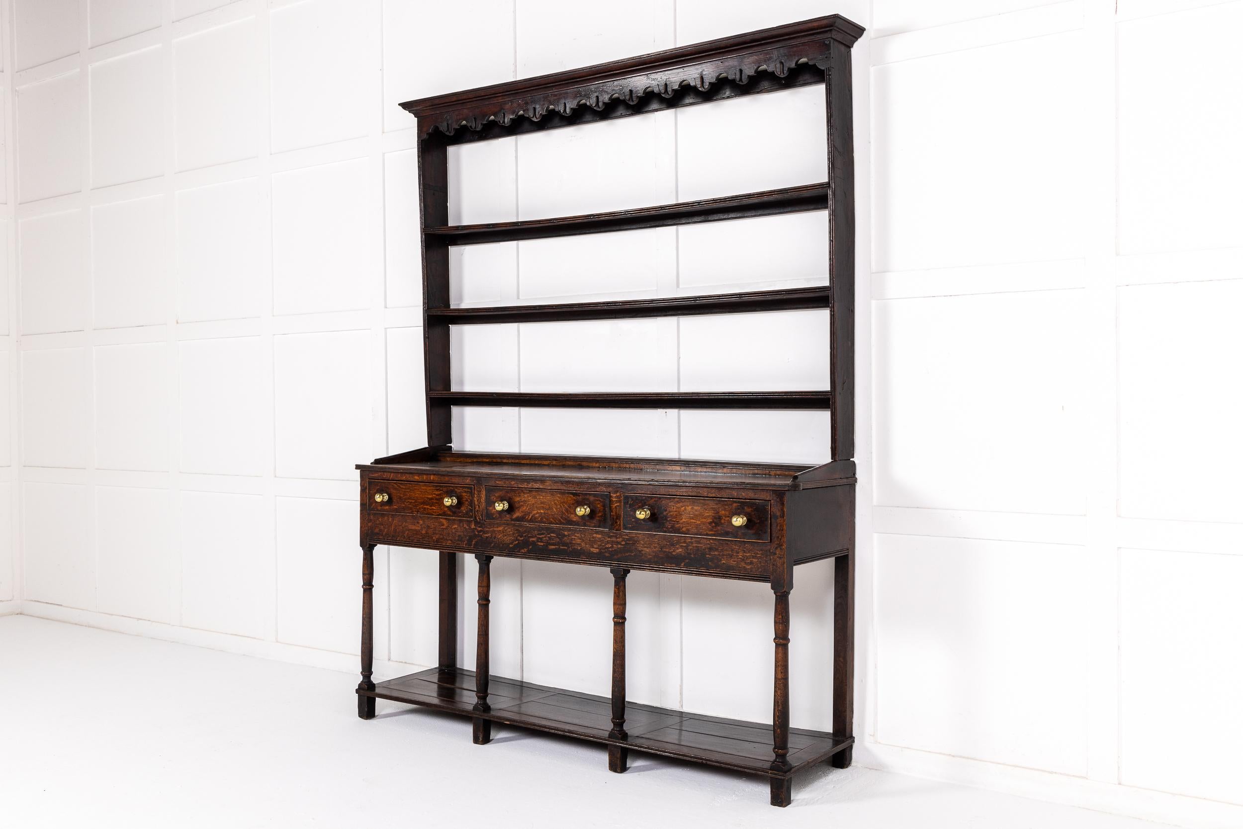 18th Century English Oak Dresser For Sale 2