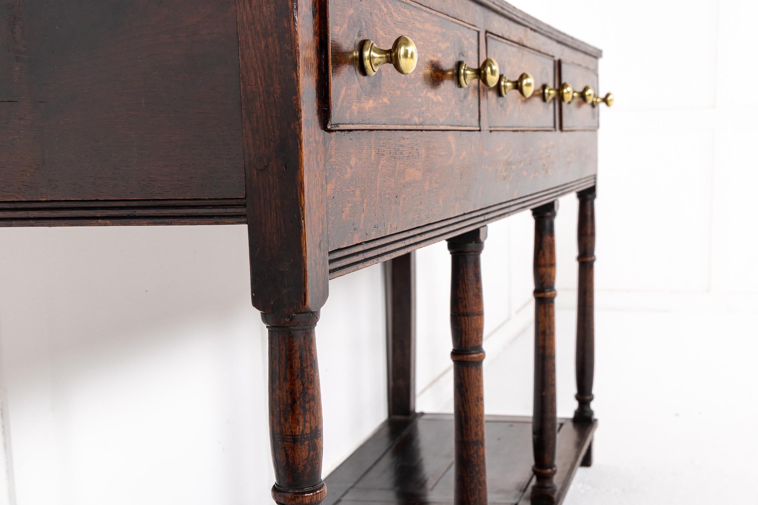 18th Century English Oak Dresser For Sale 3