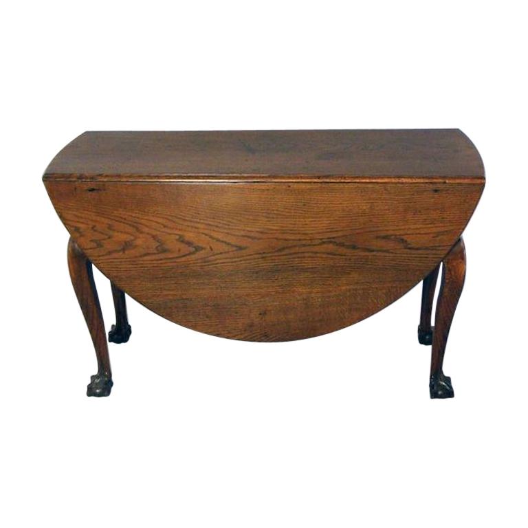18th Century Oak Drop Leaf Dining Table 18th Century Oak Drop Leaf Dining Table