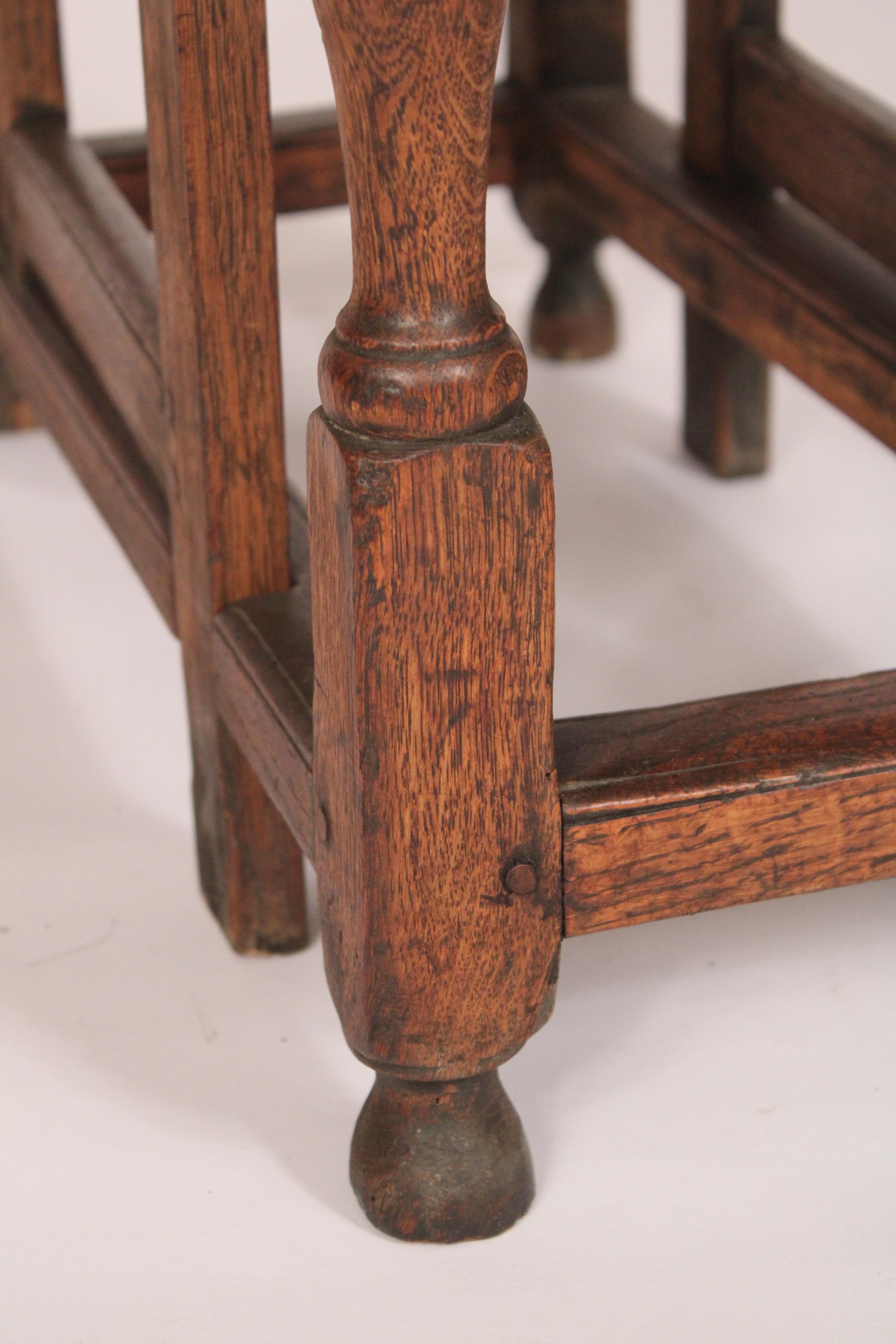 18th Century English Oak Gateleg Table For Sale 2