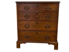 18th Century English Oak Georgian Chest of Dreawers