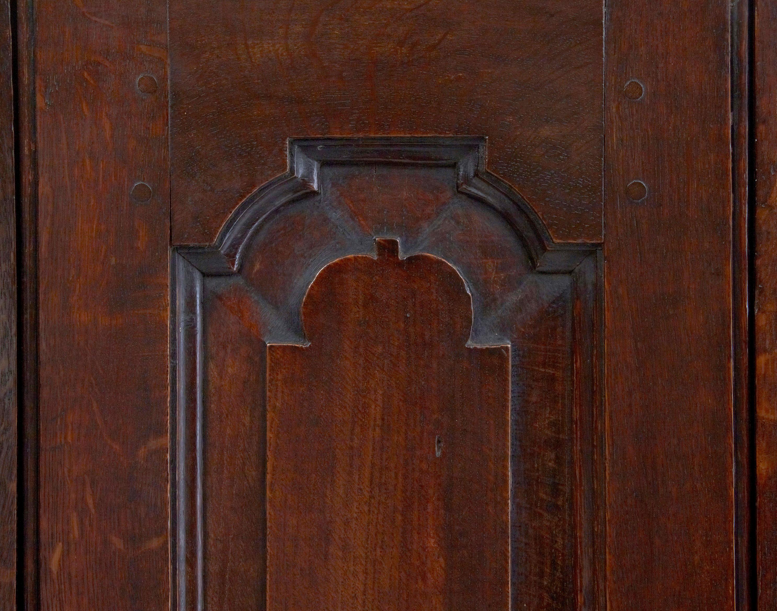 18th Century English Oak House Keepers Cupboard 2