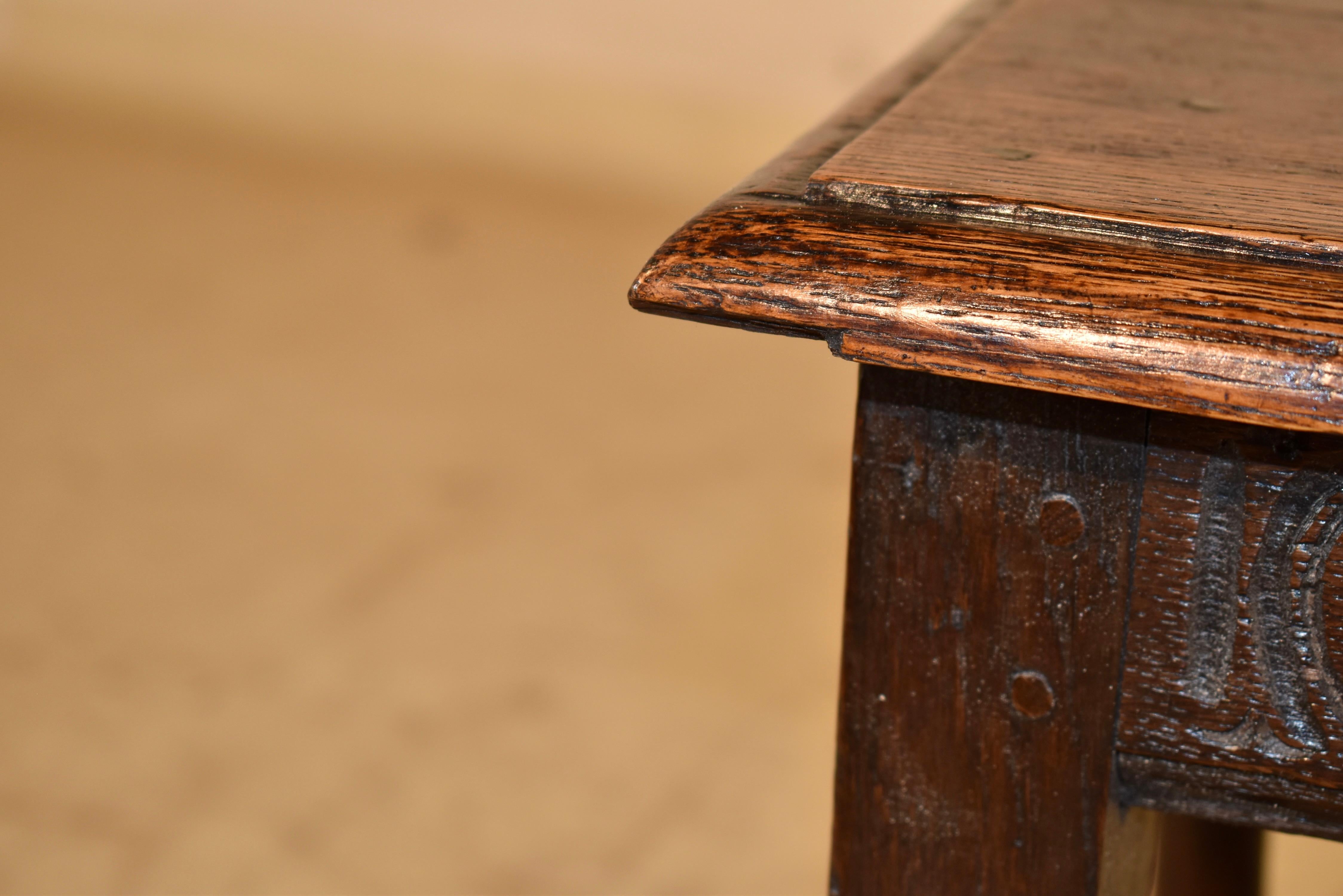 18th Century English Oak Joint Stool in vendita 2