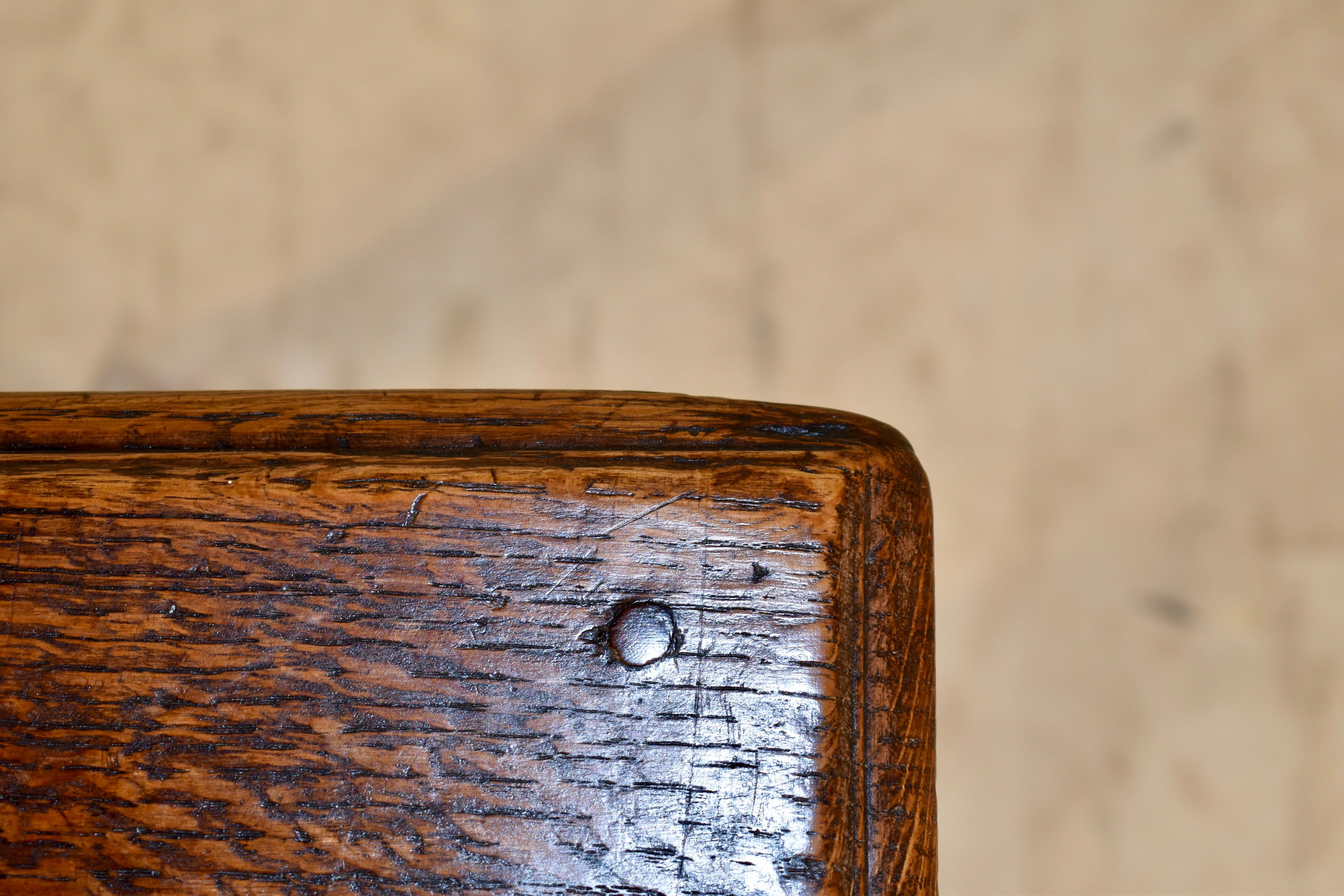 18th Century English Oak Joint Stool For Sale 3