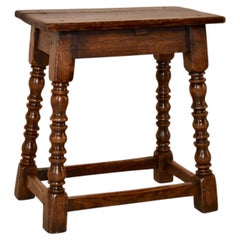 18th Century English Oak Joint Stool