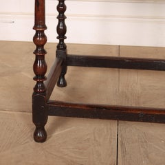 18th Century English Oak Lamp Table