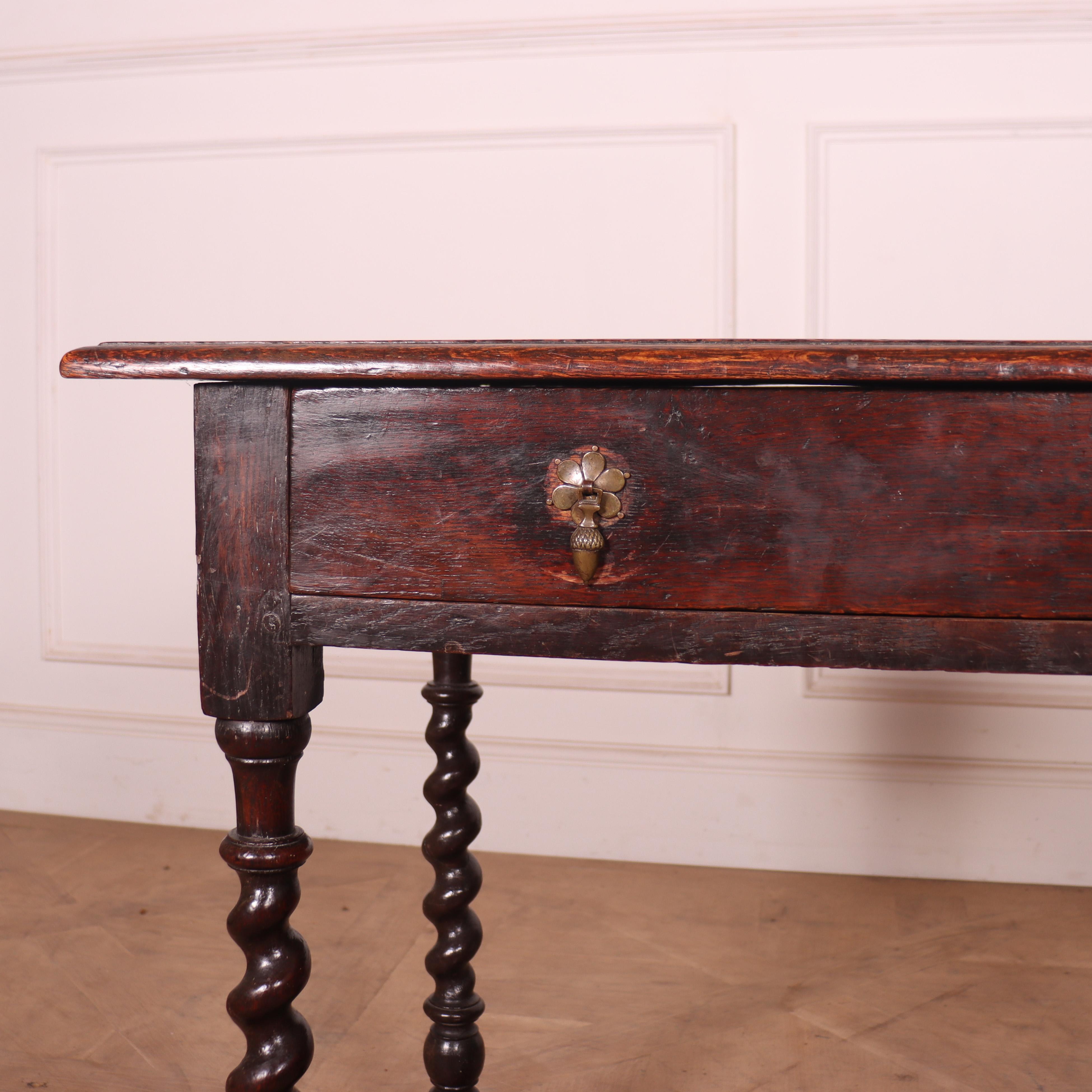 Georgian 18th Century English Oak Lamp Table