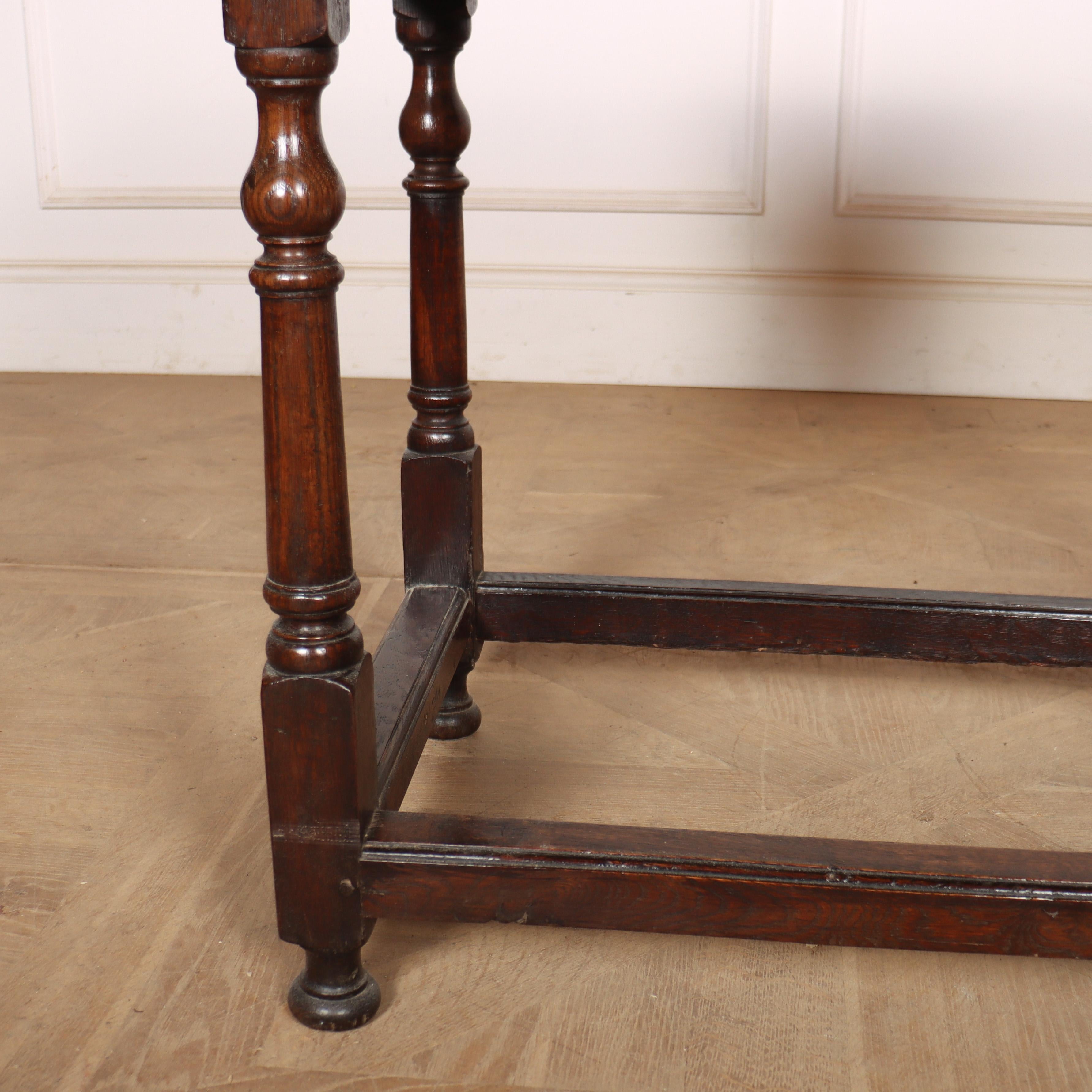 George III 18th Century English Oak Lamp Table