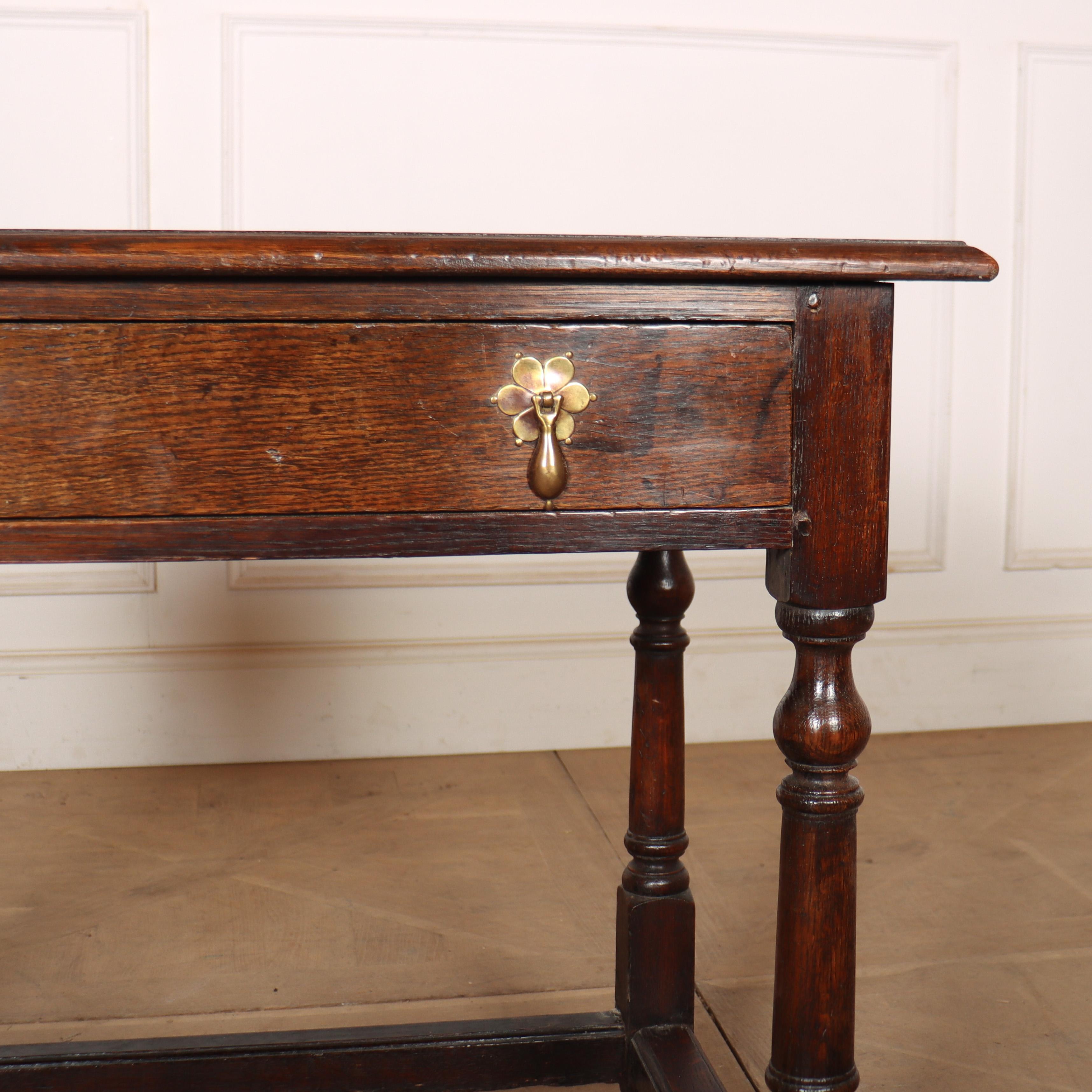 18th Century and Earlier 18th Century English Oak Lamp Table