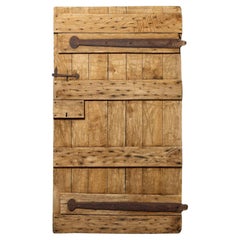 Vintage 17th Century English Oak Plank Door