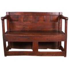 18th Century English Oak Settle