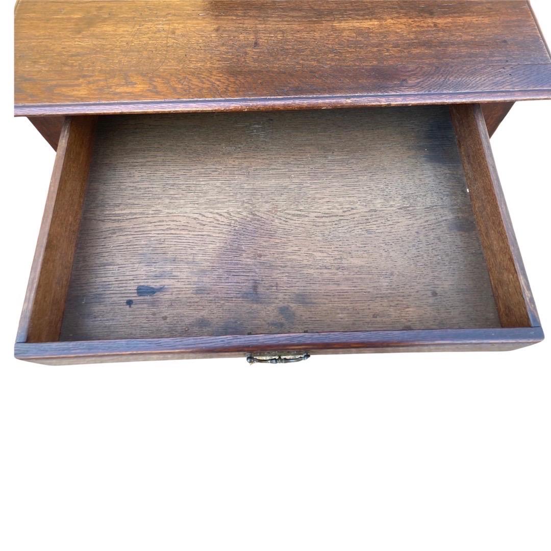 18th Century English Oak Side Table 1