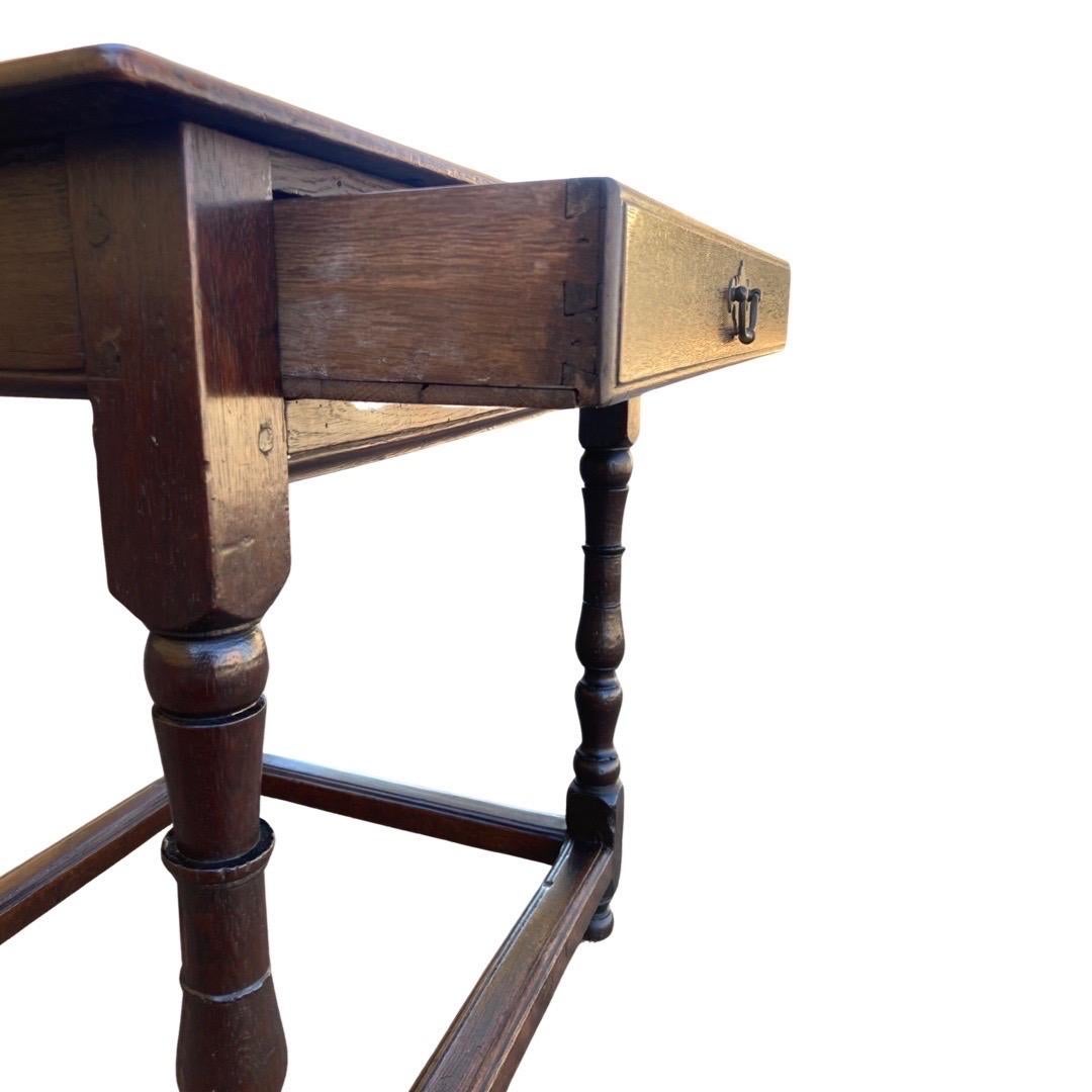 18th Century English Oak Side Table 2