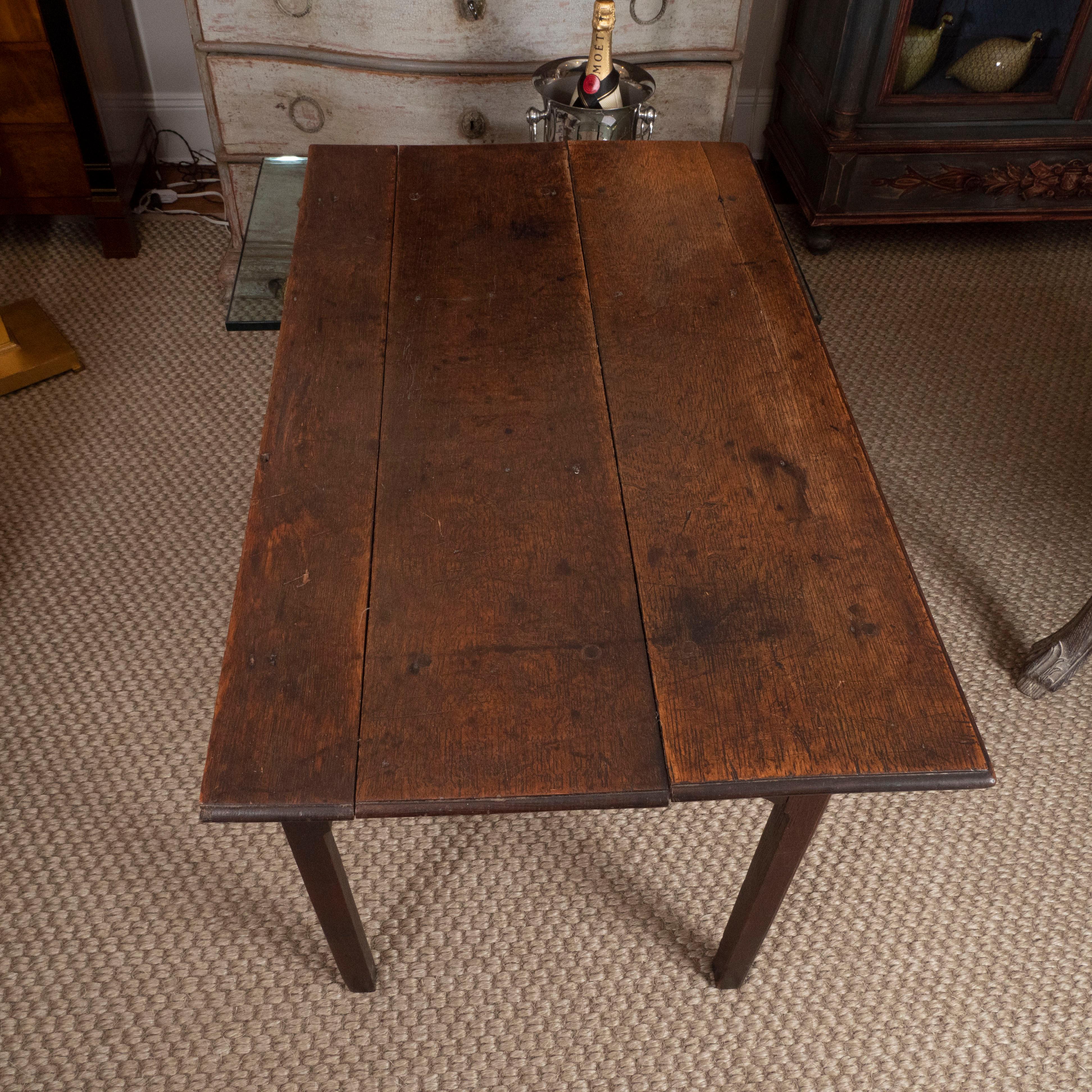 18th Century English Oak Side Table 6
