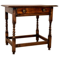 18th Century English Oak Side Table