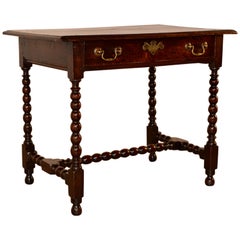 18th Century English Oak Side Table